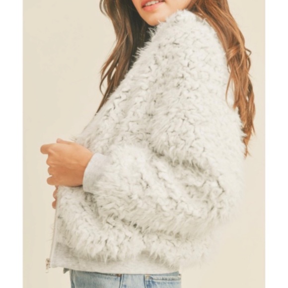 Just In//- Faux Fur bomber Jacket - Picture 7 of 15
